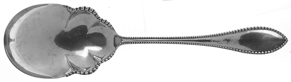 Vesta (Silverplate, 1895) Solid Smooth Berry/Casserole Spoon by International Silver-1