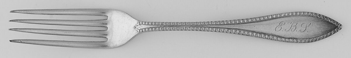 Vesta (Silverplate, 1895) Monogram Fork by International Silver-1