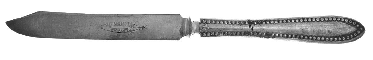 Vesta (Silverplate, 1895) Individual Solid Fruit Knife by International Silver-1