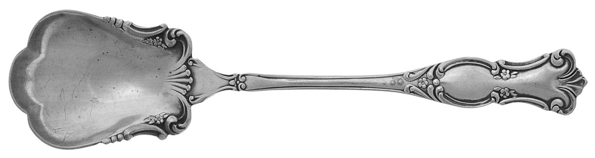 Victor (Silverplate1902) Sugar Shell Spoon by International Silver-1