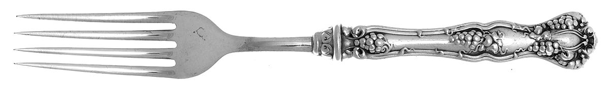 Vintage (Silverplate, 1904) Hollow Handle Fork, Plain Neck & Decorated Bolster by International Silver-1