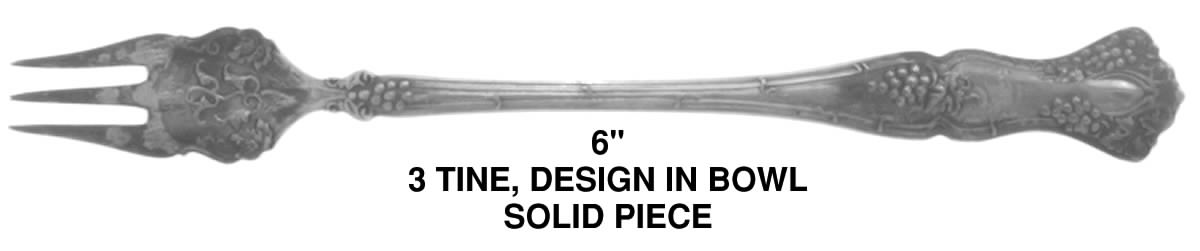 Vintage (Silverplate, 1904) Oyster Fork by International Silver-1