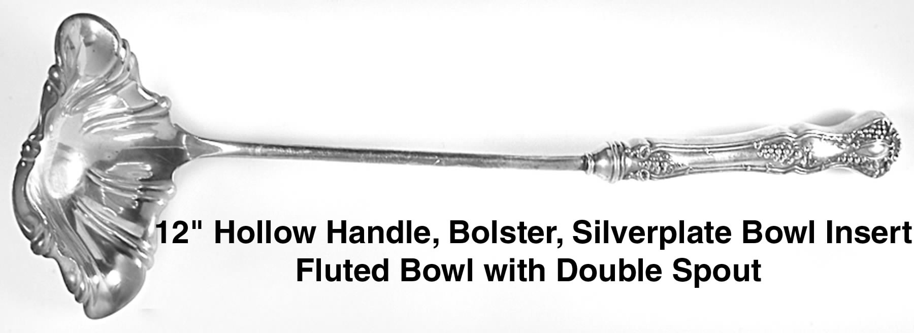 Vintage (Silverplate, 1904) Punch Ladle with Silverplate Bowl by International Silver-1