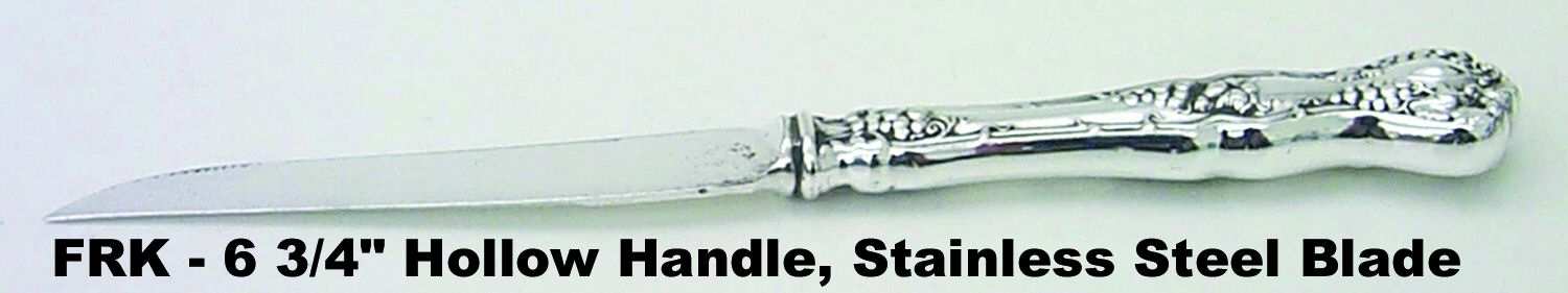 Vintage (Silverplate, 1904) Individual Fruit Knife with Stainless Blade by International Silver-1