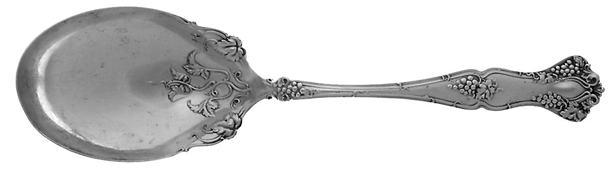 Vintage (Silverplate, 1904) Solid Salad Serving Spoon by International Silver-1