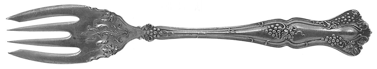 Vintage (Silverplate, 1904) Individual Solid Fish Fork by International Silver-1