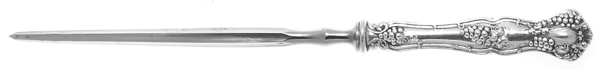 Vintage (Silverplate, 1904) Small Steel Rod Sharpener Knife by International Silver-1