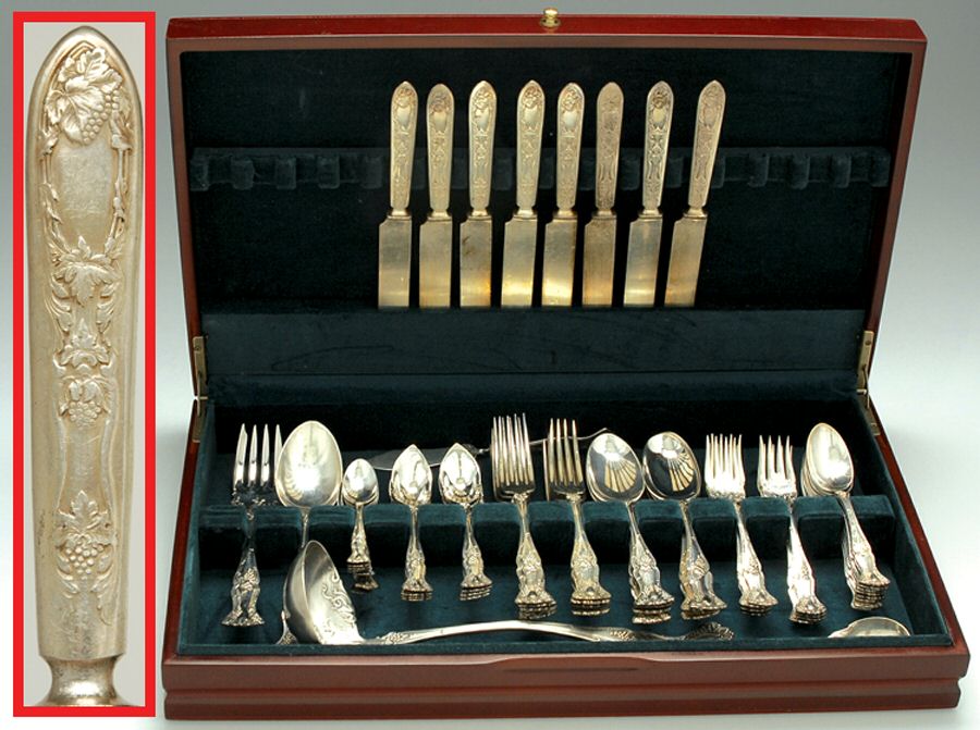 Vintage (Silverplate, 1904) 61 Piece Set by International Silver-1