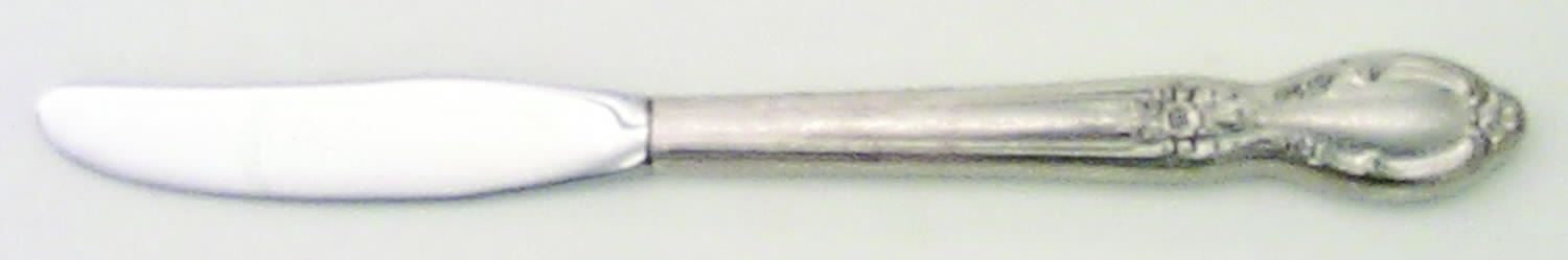 Victorian Rose (Silverplate, 1954) Modern Hollow Grille Knife by International Silver-1