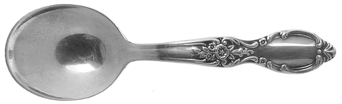 Victorian Rose (Silverplate, 1954) Straight Handle Baby Spoon by International Silver-1