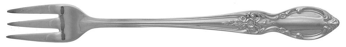 Victorian Rose (Silverplate, 1954) Cocktail/Seafood Fork by International Silver-1