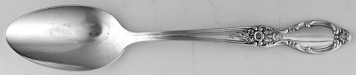 Victorian Rose (Silverplate, 1954) Place/Oval Soup Spoon by International Silver-1