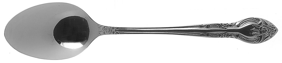 Victorian Rose (Stainless) Place/Oval Soup Spoon by International Silver-1
