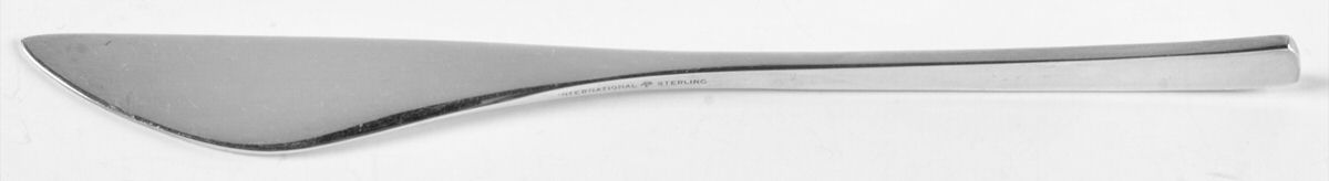 Vision (Sterling, 1961) Flat Handle Butter Spreader by International Silver-1