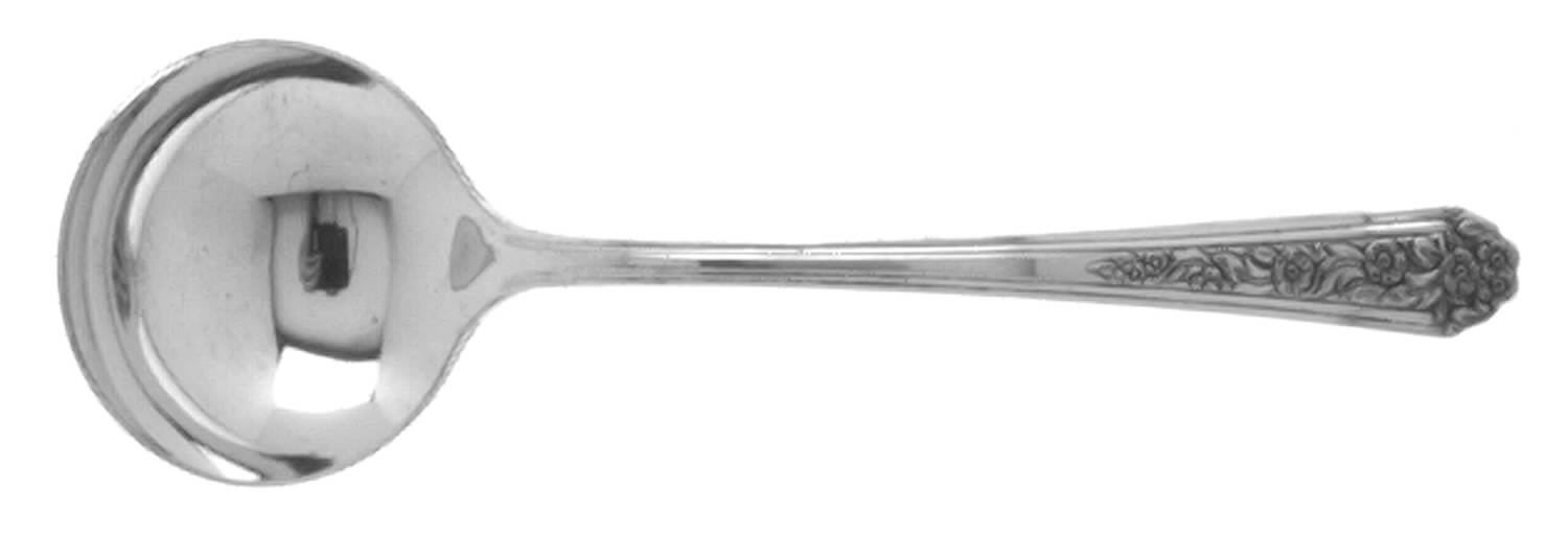 Viceroy Two (Silverplate) Round Bowl Soup Spoon (Bouillon) by International Silver-1