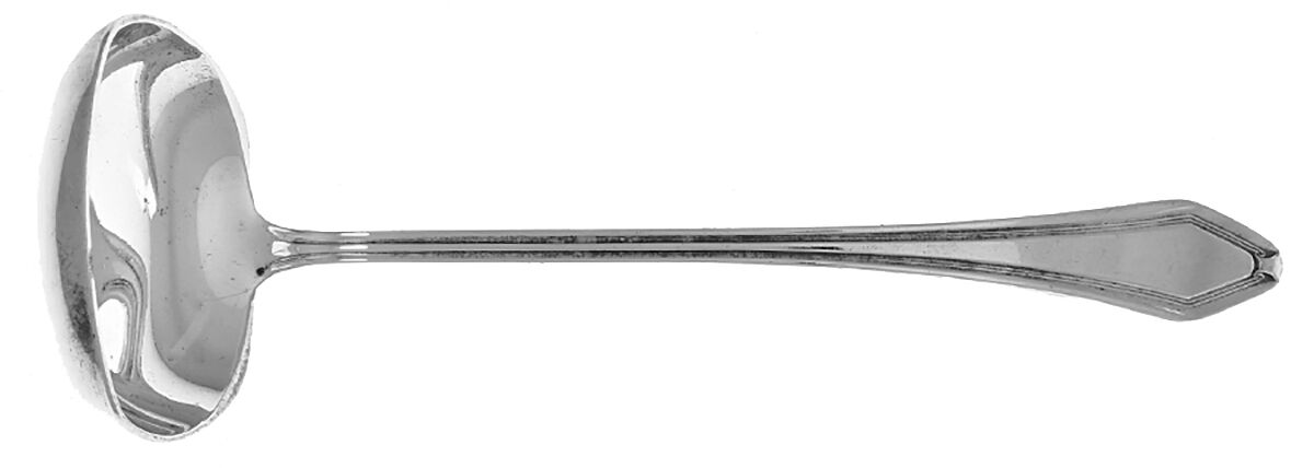 Wadsworth (Silverplate, 1916) Solid Piece Cream Ladle by International Silver-1