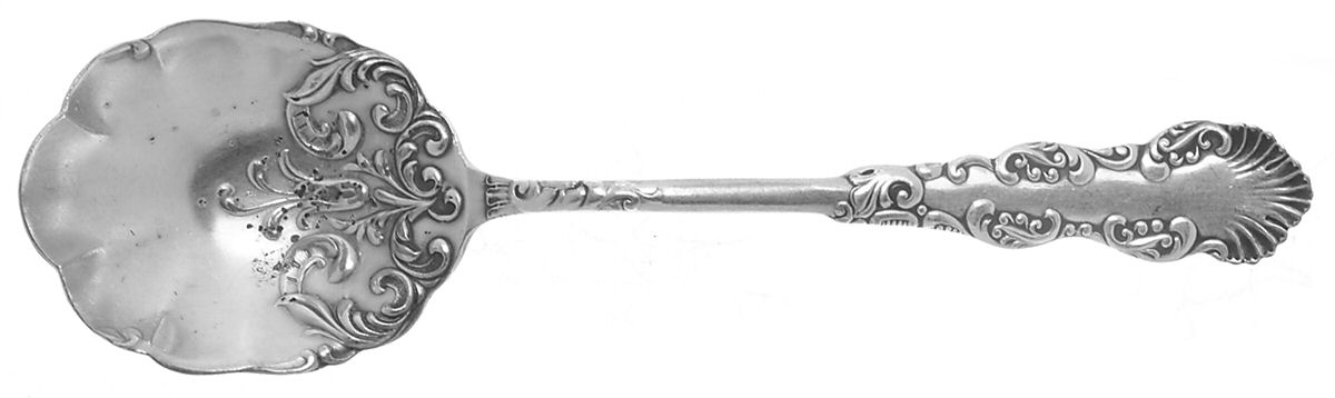 Waldorf (Silverplate, 1894) Sugar Shell Spoon by International Silver-1