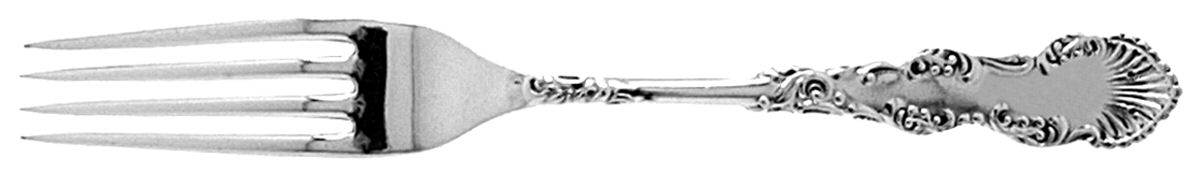 Waldorf (Silverplate, 1894) Monogram Fork by International Silver-1