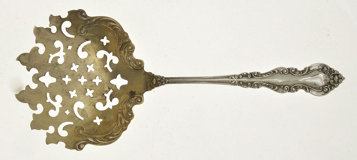 Warwick (Sterling, 1898) Large Cucumber Server by International Silver-1