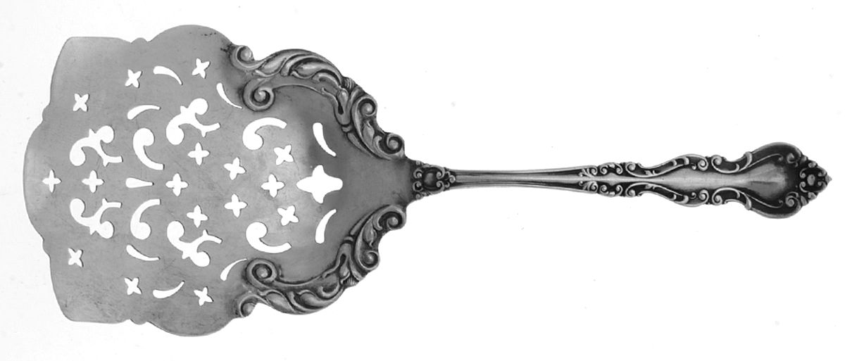 Warwick (Sterling, 1898) Cracker Spoon by International Silver-1