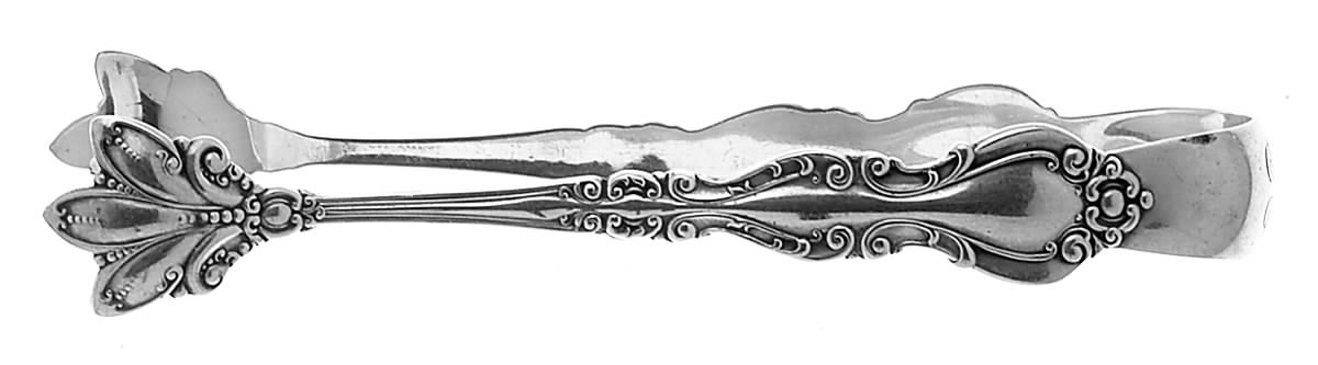 Warwick (Sterling, 1898) Small Sugar Tongs by International Silver-1