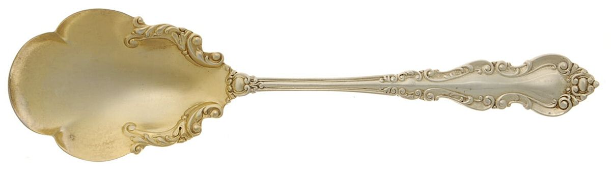 Warwick (Sterling, 1898) Large Jelly Spoon by International Silver-1