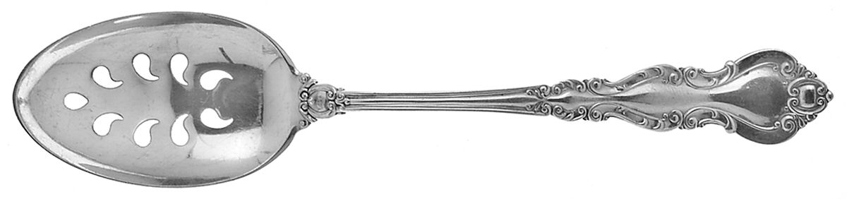 Warwick (Sterling, 1898) Pierced Tablespoon (Serving Spoon) by International Silver-1