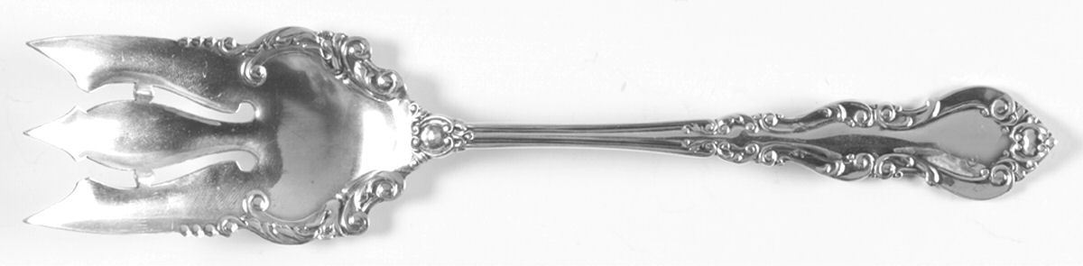 Warwick (Sterling, 1898) Solid Salad Serving Fork by International Silver-1