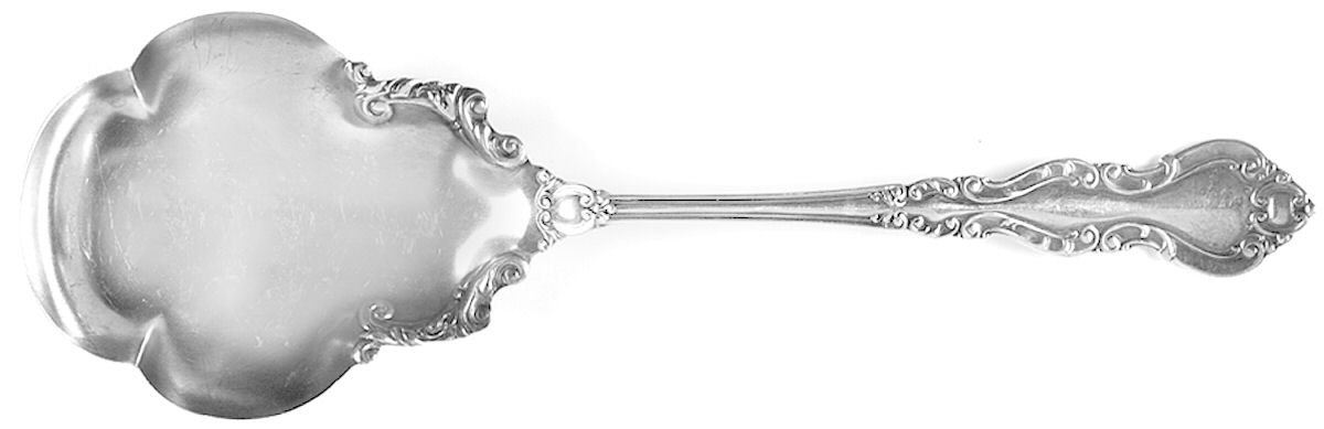 Warwick (Sterling, 1898) Small Solid Berry/Casserole Spoon by International Silver-1