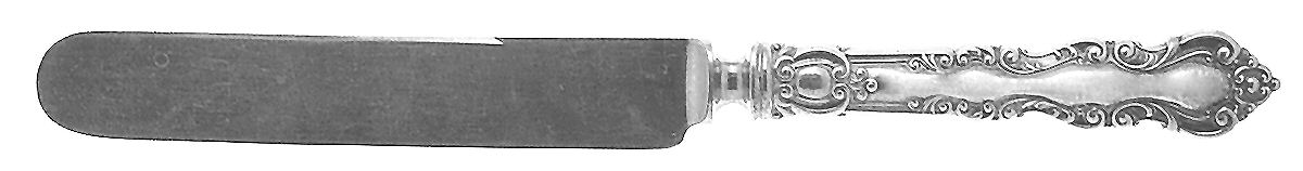 Warwick (Sterling, 1898) Blunt Hollow Knife with Bolster by International Silver-1