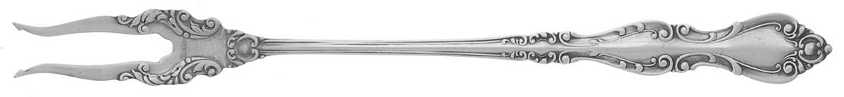 Warwick (Sterling, 1898) Long Handle Olive Fork by International Silver-1