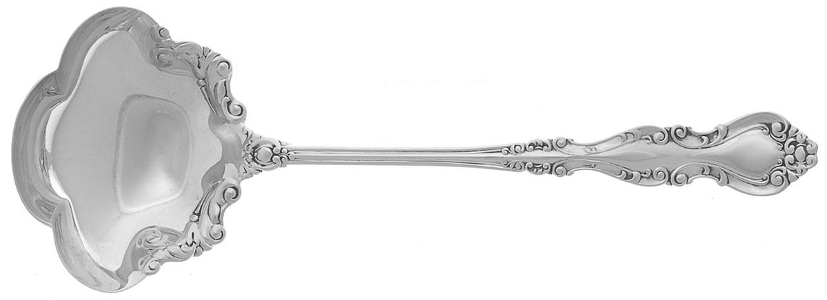 Warwick (Sterling, 1898) Solid Piece Cream Ladle by International Silver-1