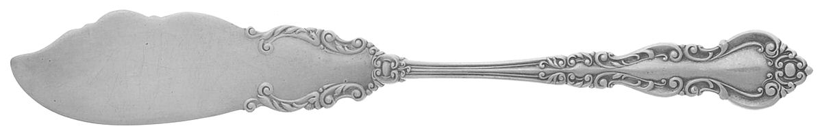 Warwick (Sterling, 1898) Flat Handle Master Butter Knife by International Silver-1