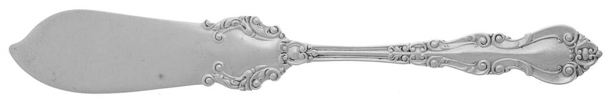 Warwick (Sterling, 1898) Flat Handle Butter Spreader by International Silver-1
