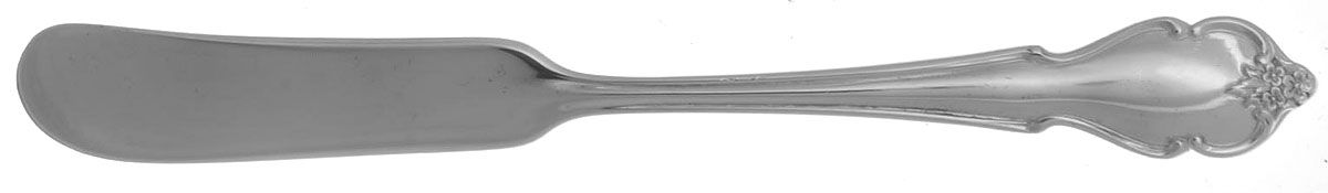 Waverly (Silverplate, 1981) Flat Handle Butter Spreader by International Silver-1