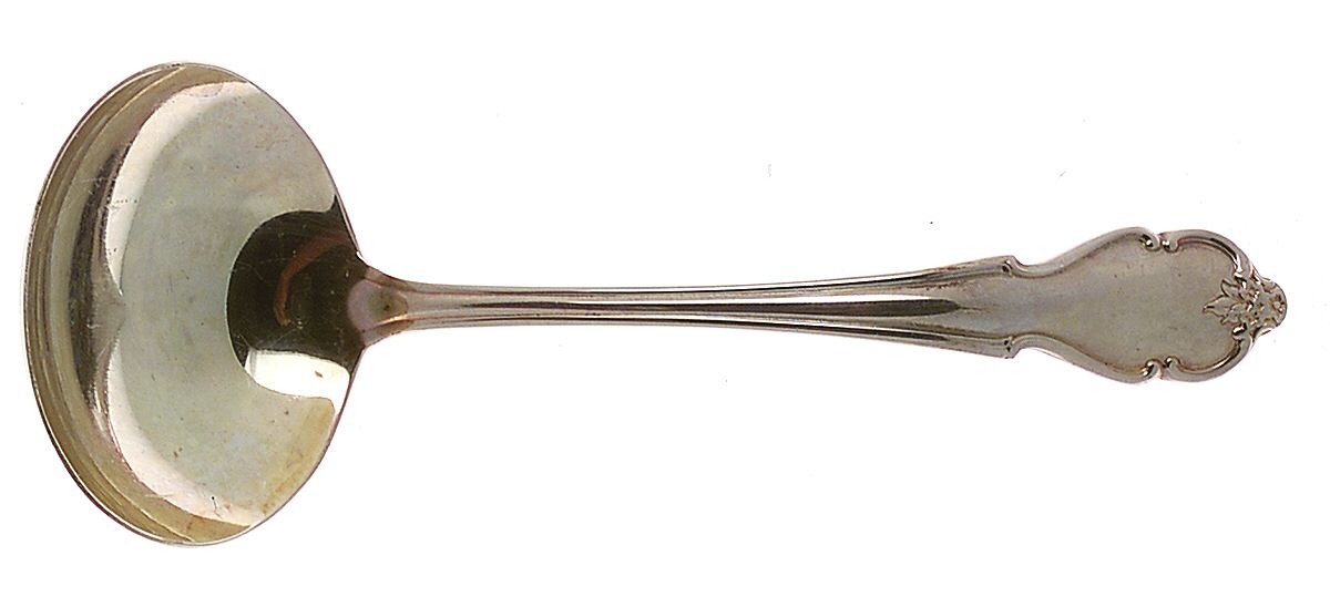 Waverly (Silverplate, 1981) Solid Gravy Ladle by International Silver-1