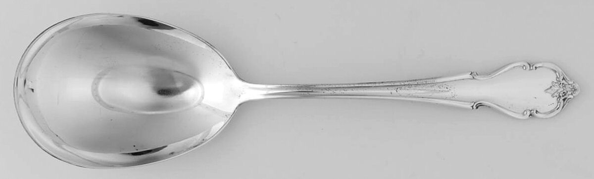 Waverly (Silverplate, 1981) Solid Smooth Casserole Spoon by International Silver-1