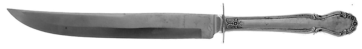 Wedding Bells (Sterling, 1948) Small Carving Knife W/Sterling Guard by International Silver-1