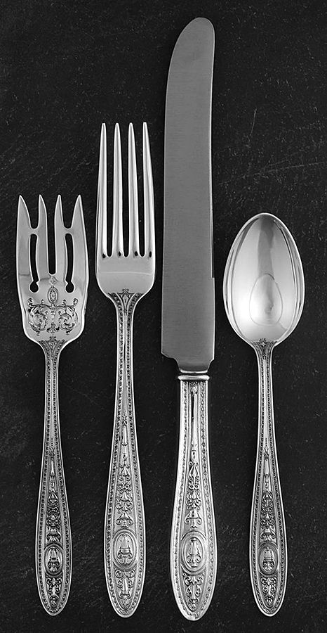 Wedgwood (Sterling, 1924, No Monos) 4 Piece Place Size Setting by International Silver-1