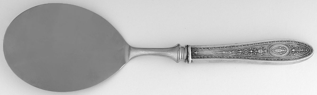 Wedgwood (Sterling, 1924, No Monos) Pastry Server with Stainless Blade by International Silver-1
