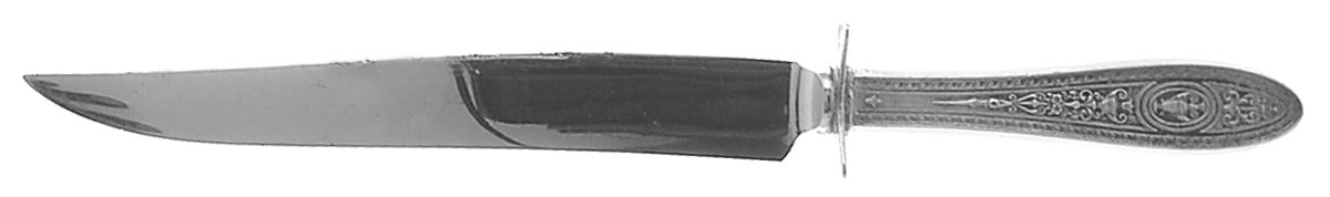 Wedgwood (Sterling, 1924, No Monos) Small Steak Carving Knife with Stainless Blade by International Silver-1
