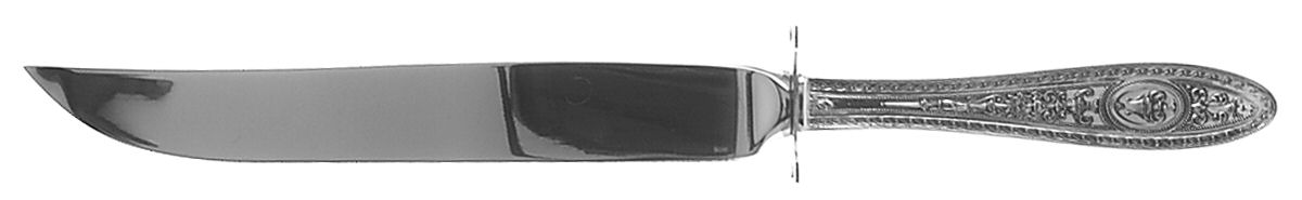 Wedgwood (Sterling, 1924, No Monos) Small Steak Carving Knife with Stainless Blade by International Silver-1