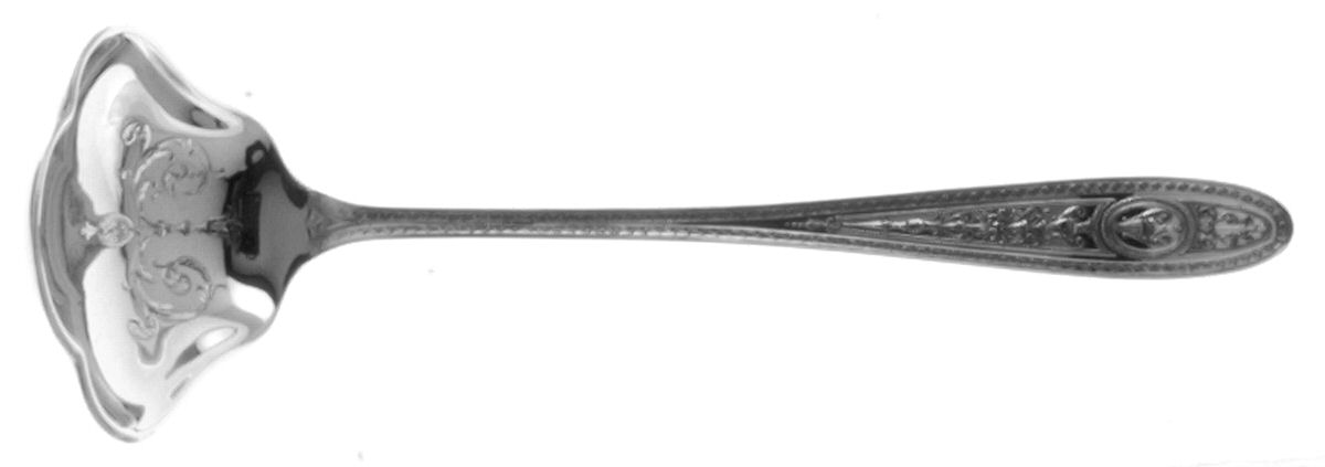 Wedgwood (Sterling, 1924, No Monos) Solid Piece Cream Ladle by International Silver-1