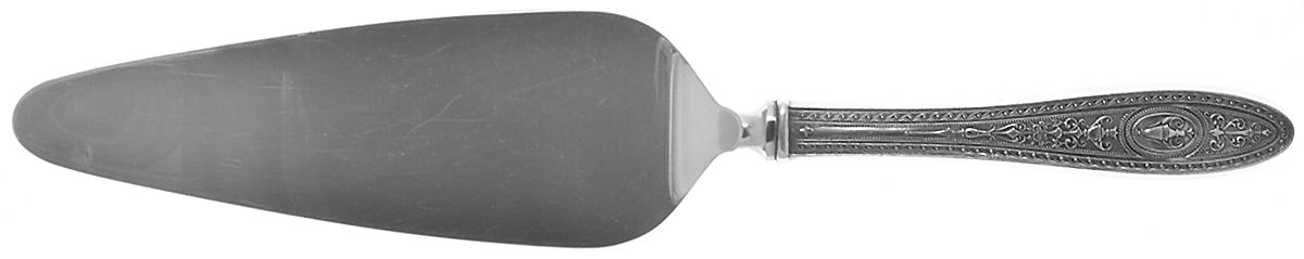 Wedgwood (Sterling, 1924, No Monos) Pie Server with Stainless Blade by International Silver-1