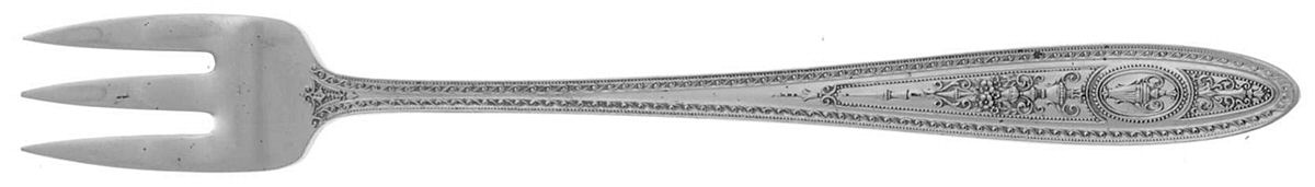 Wedgwood (Sterling, 1924, No Monos) Cocktail/Seafood Fork by International Silver-1