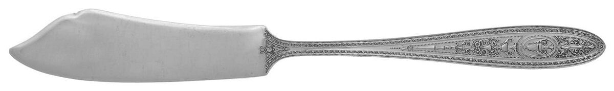 Wedgwood (Sterling, 1924, No Monos) Flat Handle Master Butter Knife by International Silver-1