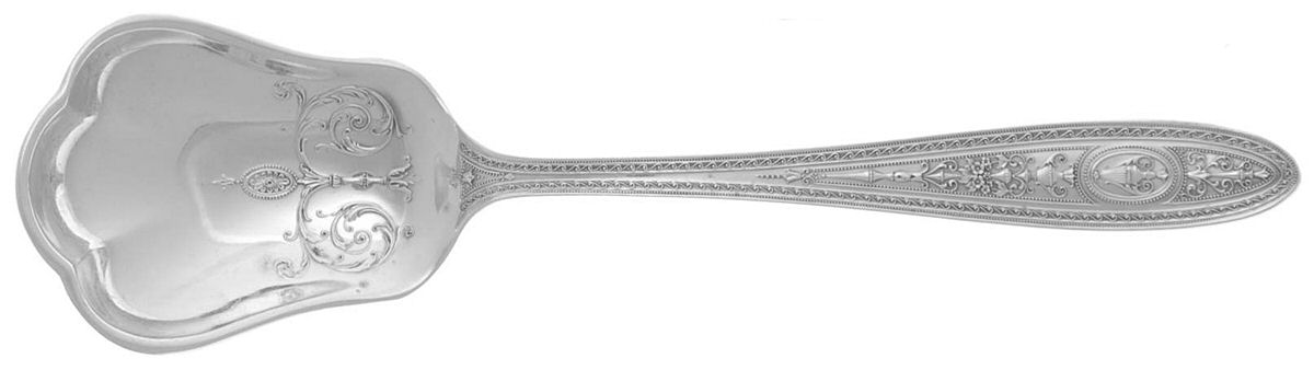 Wedgwood (Sterling, 1924, No Monos) Sugar Shell Spoon by International Silver-1