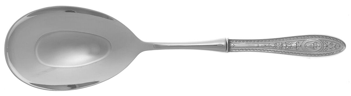 Wedgwood (Sterling, 1924, No Monos) Salad Servng Spoon with Stainless Bowl by International Silver-1