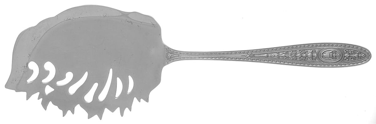 Wedgwood (Sterling, 1924, No Monos) Solid Macaroni Server by International Silver-1