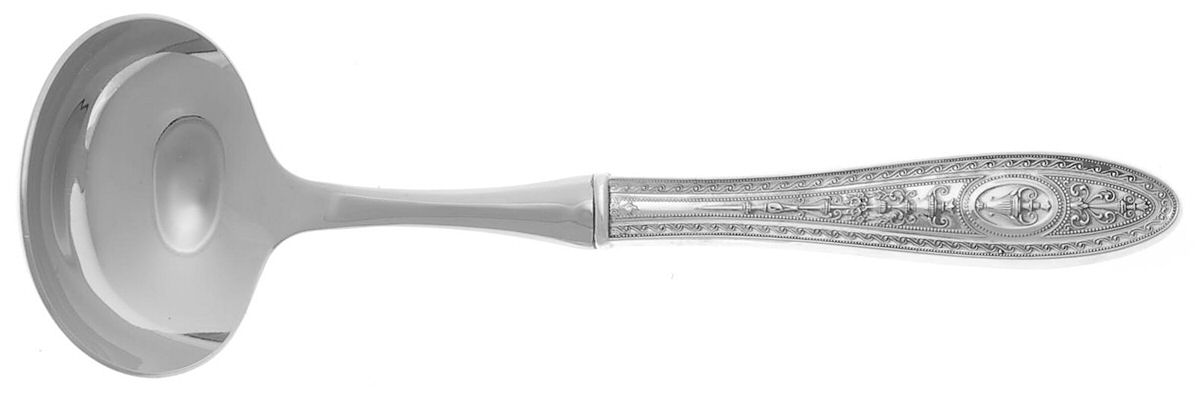 Wedgwood (Sterling, 1924, No Monos) Hollow Handle Gravy Ladle with Stainless Bowl by International Silver-1